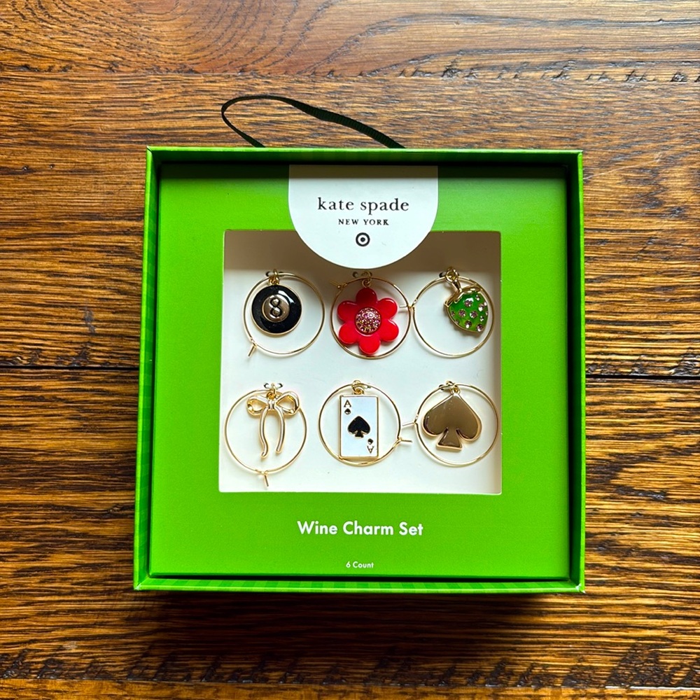 kate spade new york x Target Mixed Novelty Wine Charms
